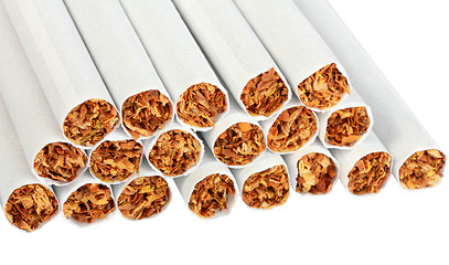 Image showing Heap of cigarettes