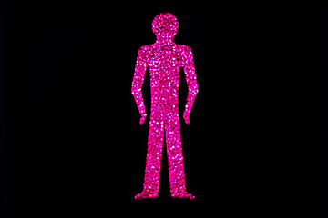 Image showing red man from Traffic light for people