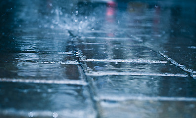 Image showing  raining day