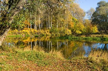 Image showing Autumn. Riverside