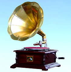 Image showing Antique gramophone