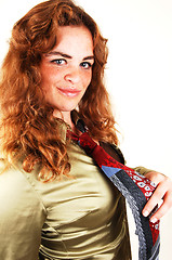 Image showing Pretty red haired girl.