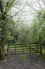 Image showing Farm gate
