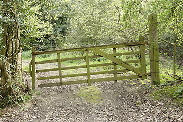 Image showing Farm gate