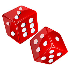 Image showing red dices