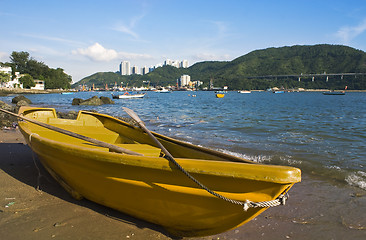 Image showing Boat on the beach