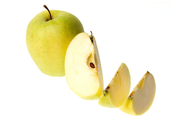 Image showing Chopped apple