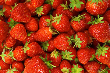 Image showing Strawberry background