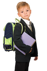 Image showing Boy in suit