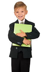 Image showing Boy in suit