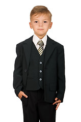 Image showing Boy in suit