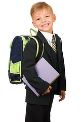 Image showing Boy in suit