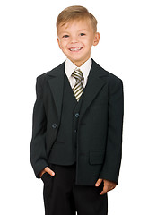 Image showing Boy in suit