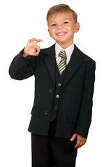 Image showing Boy in suit