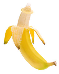 Image showing Banana with condom