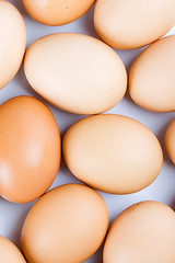 Image showing brown eggs 