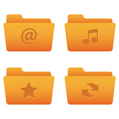 Image showing Internet Icons | Orange Folders 01