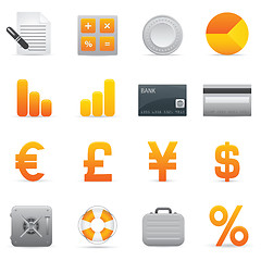 Image showing Finance Icons | Yellow 04 