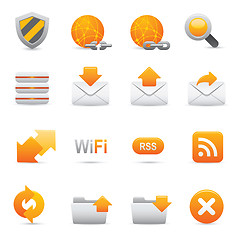 Image showing Internet Icons | Yellow 07