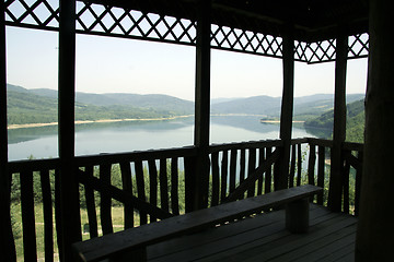 Image showing lake from lookout