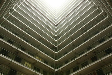 Image showing Hong Kong public housing apartment block