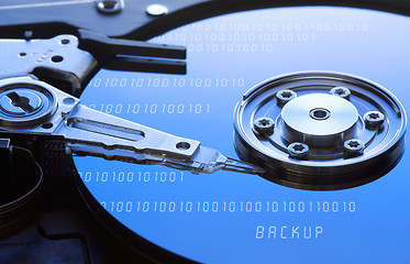 Image showing hard disk drive detail
