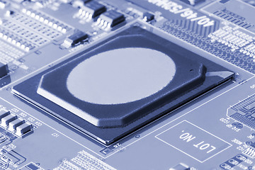 Image showing microelectronics