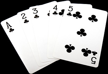 Image showing Poker Hand,Straight