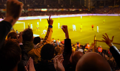 Image showing Football Excitement