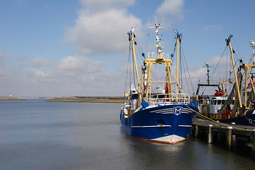 Image showing Fishing ships