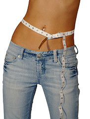 Image showing Model Waistline