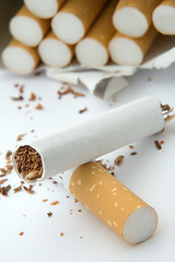 Image showing broken cigarette