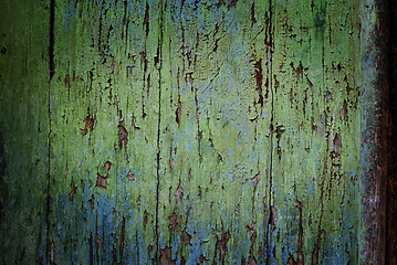Image showing Grungy wooden wall