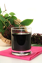 Image showing Elderberry juice