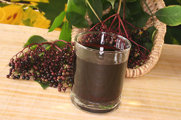 Image showing Elderberry juice