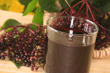 Image showing Elderberry juice