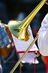 Image showing Trumpet in Orchestra