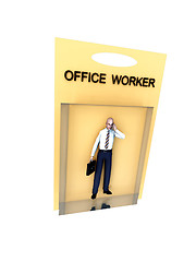 Image showing Toy Office Worker 