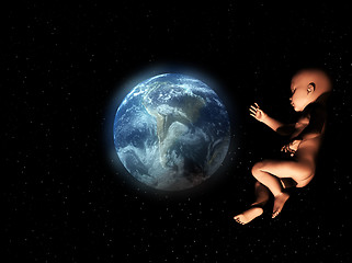 Image showing Baby In Space 