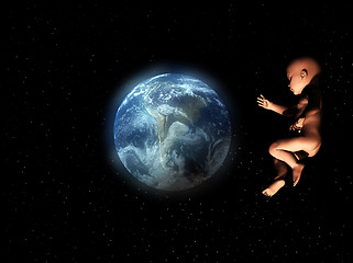 Image showing Baby In Space 