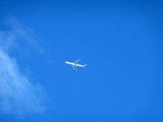 Image showing Plane Flying High