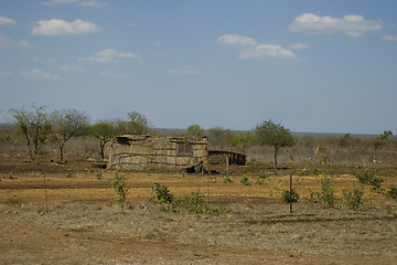 Image showing Huts in Mozambique