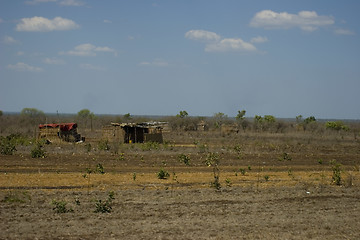 Image showing Huts in Mozambique