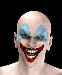 Image showing Evil Halloween Clown