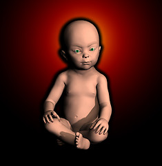 Image showing Sitting Baby 