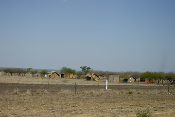 Image showing Huts in Mozambique