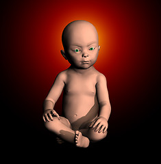 Image showing Sitting Baby 