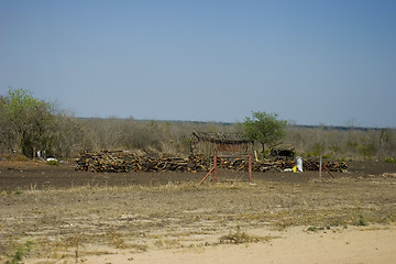 Image showing Huts in Mozambique