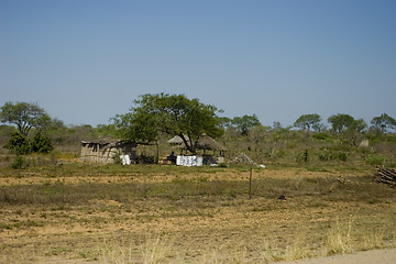 Image showing Hut in Mozambique