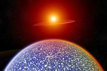 Image showing UFO Over Alien World